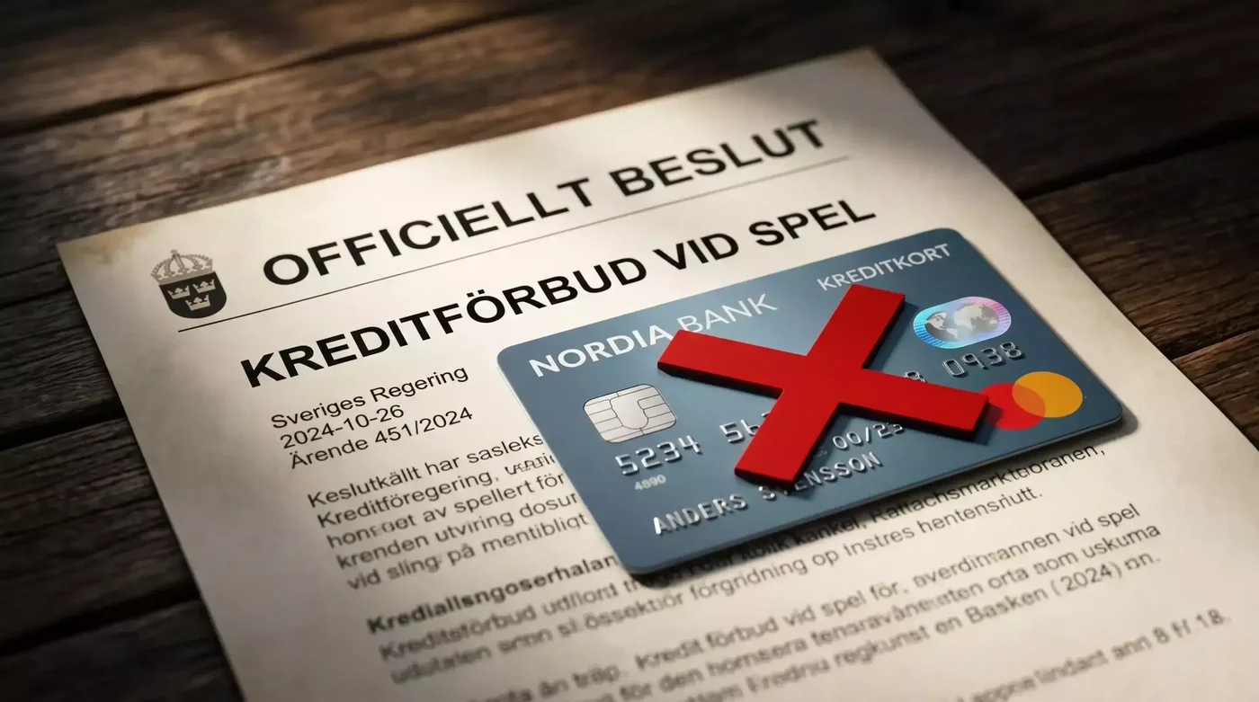 Kreditförbud för betting i Sverige 2026 och påverkan på betalmetoder